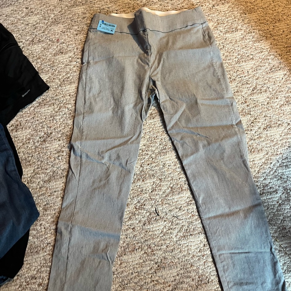 Gray Slim Fit Pants